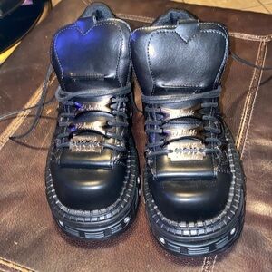 NWOB Punk style goth alternative style foot ware size 37